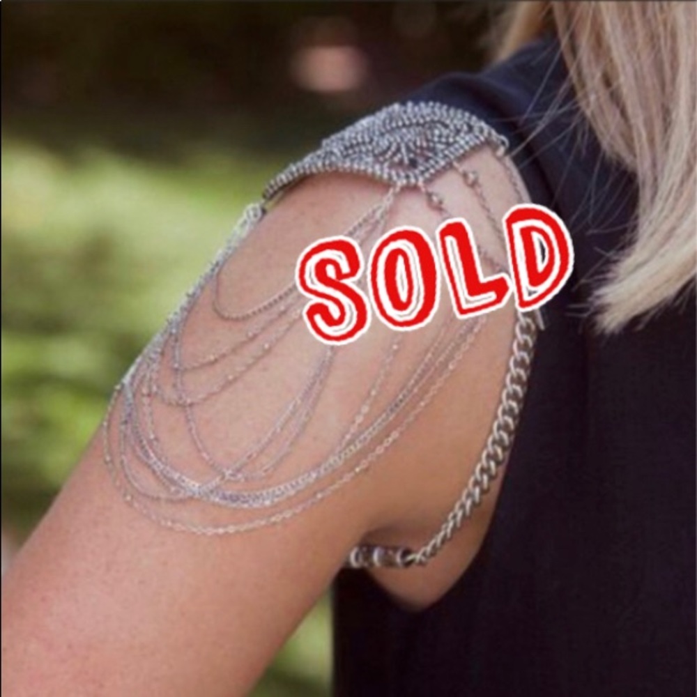 NEW VANESSA MOONEY JEWELRY STERLING SILVER RARE Shoulder Pendant/Bracelet $350